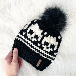 Skull and Hooks Skull Knit Beanie